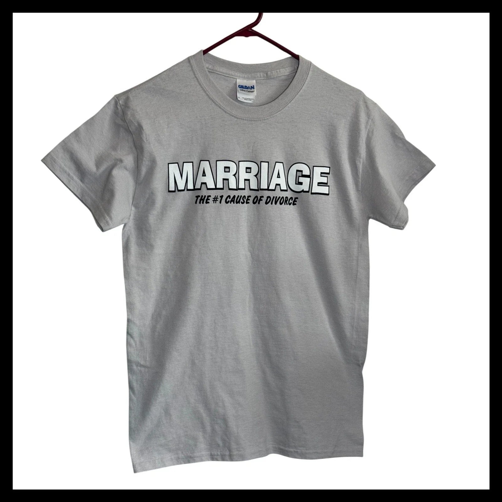 NWOT Gildan Ultra Cotton Marriage #1 Cause of Divorce - Adult & Kids T-Shirts, Sweatshirts & Hoodies apparel design preview 1