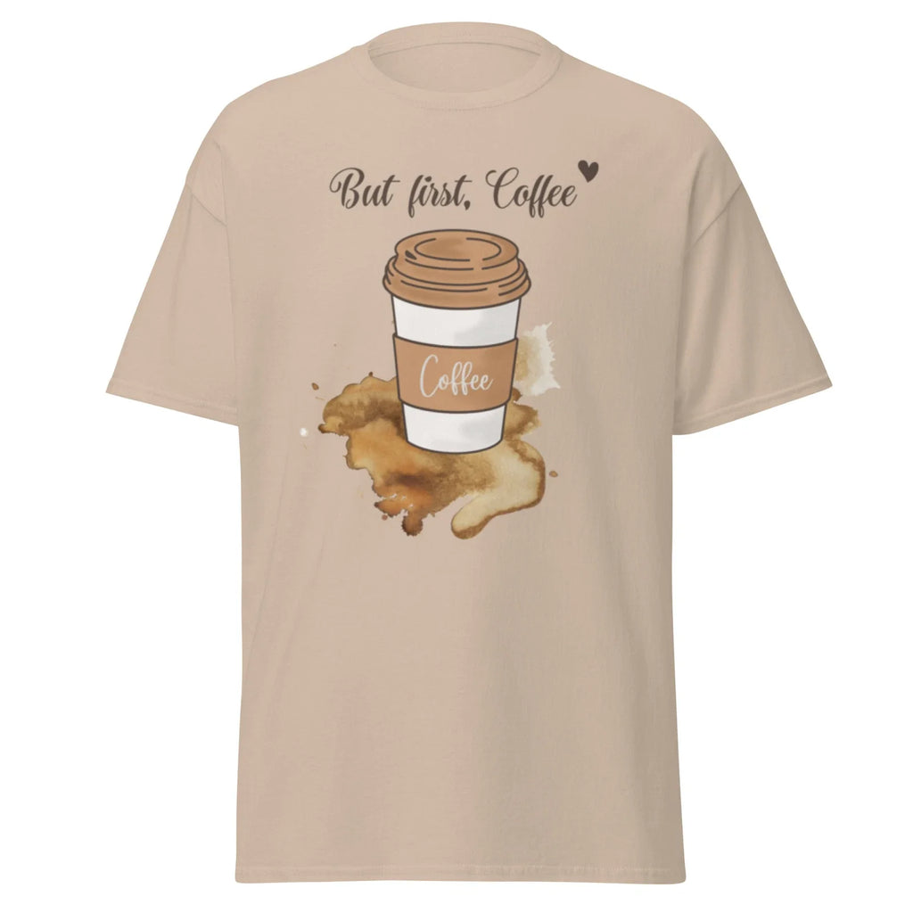 Adorable But First Coffee Funny - Adult & Kids T-Shirts, Sweatshirts & Hoodies apparel design preview 1