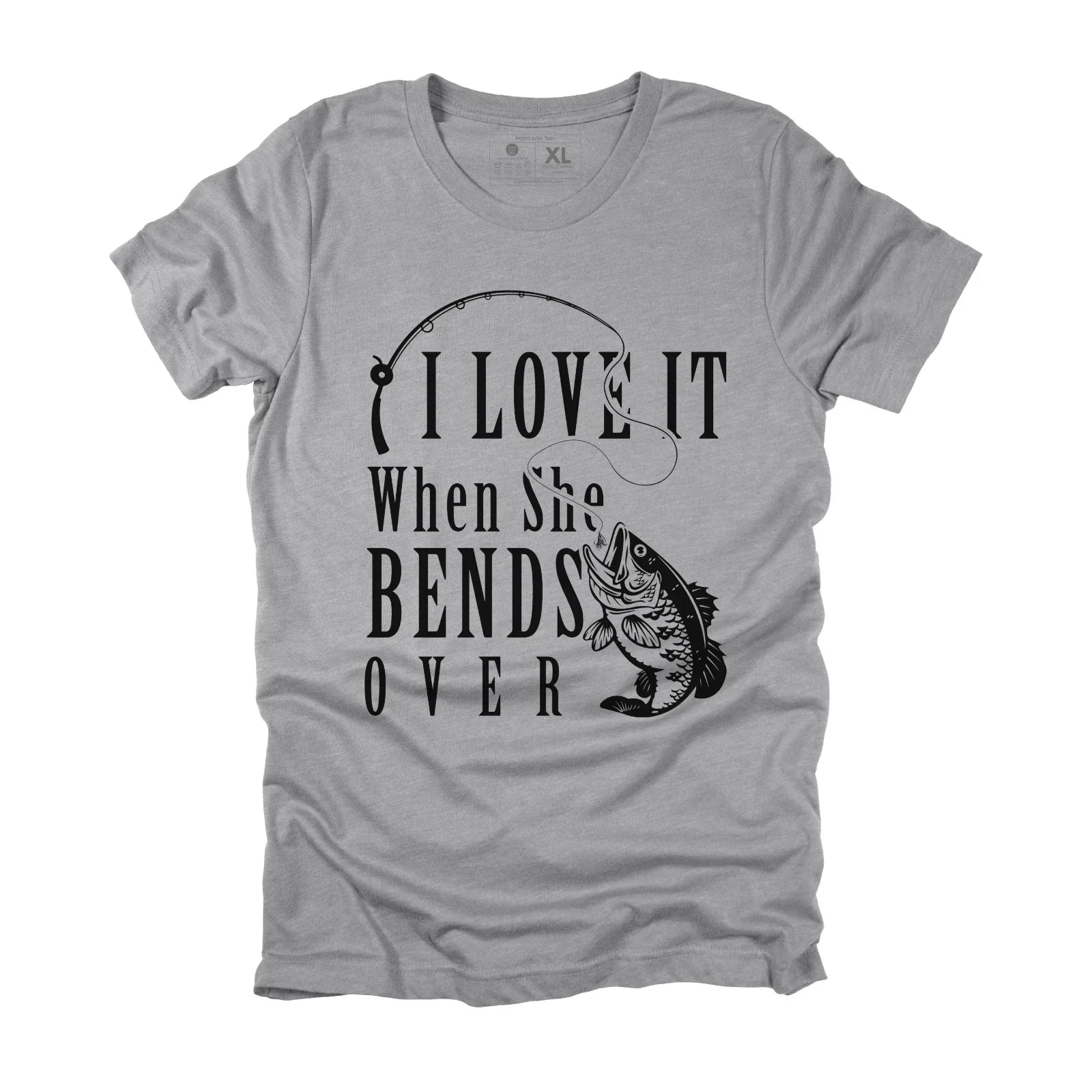 Mens Funny Here Fishy Fishing Sarcastic Graphic - Adult & Kids T-Shirts, Sweatshirts & Hoodies apparel design preview 1
