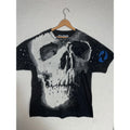 Liquid Blue Skull Skeleton Graphic Mens XL Black aop - Adult & Kids T-Shirts, Sweatshirts & Hoodies apparel design preview 1