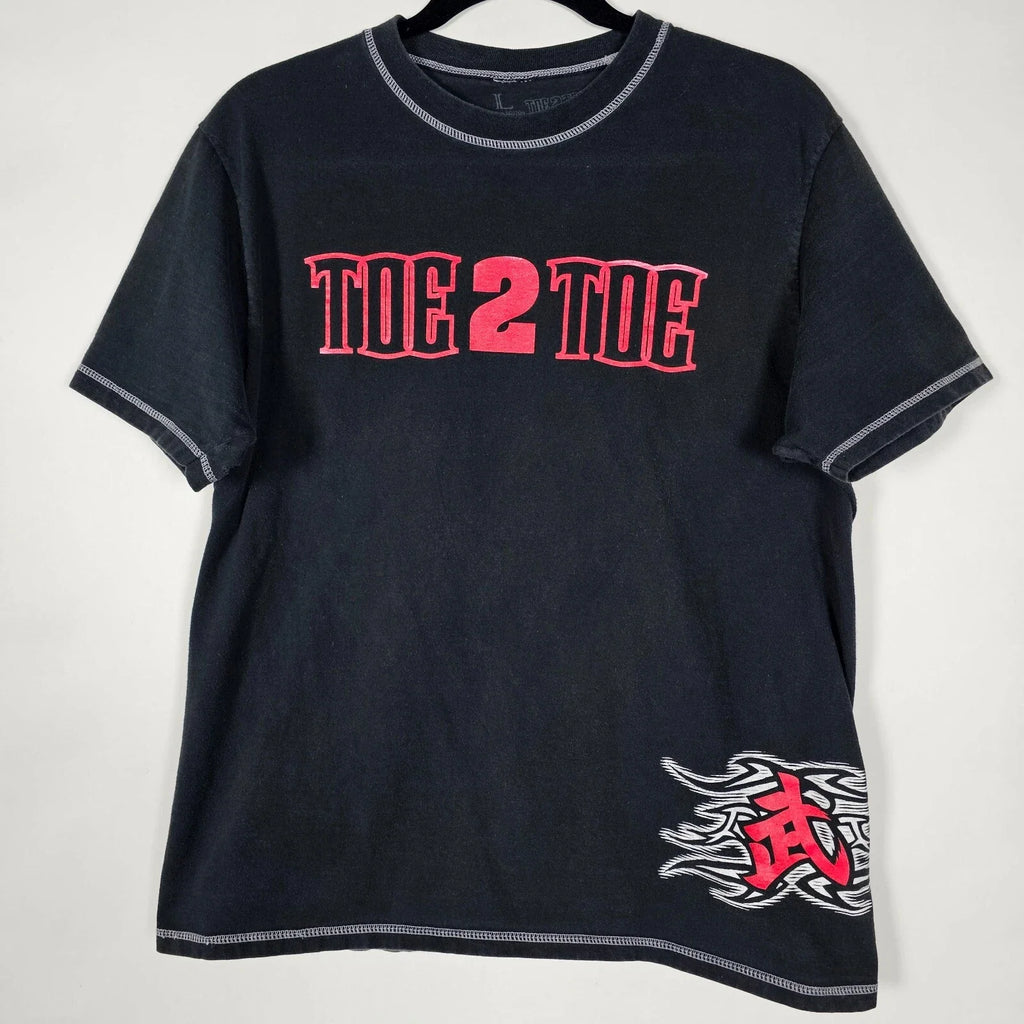 Toe 2 Y2K Fighting MMA Underground Mens Large Short - Adult & Kids T-Shirts, Sweatshirts & Hoodies apparel design preview 1