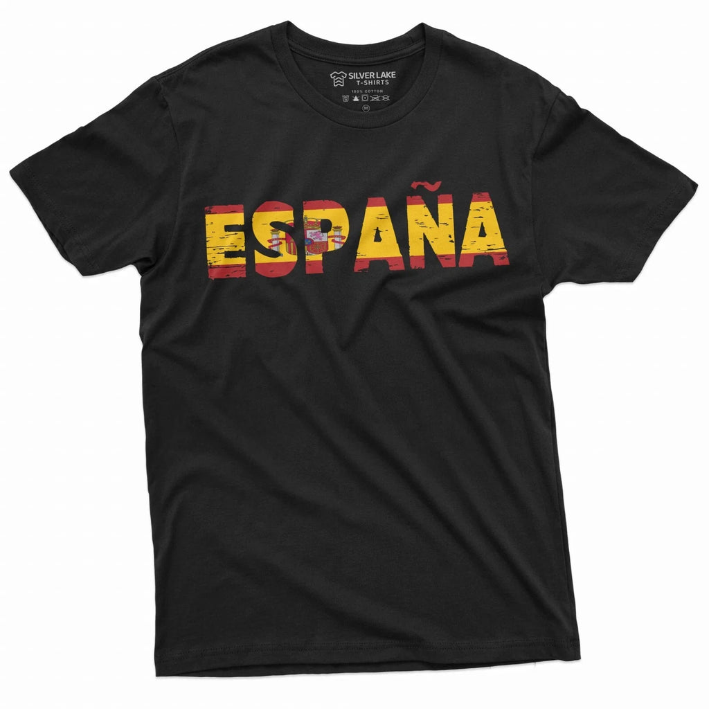 Spain Espana EspaÃ±a Football Soccer Spanish Flag - Adult & Kids T-Shirts, Sweatshirts & Hoodies apparel design preview 1