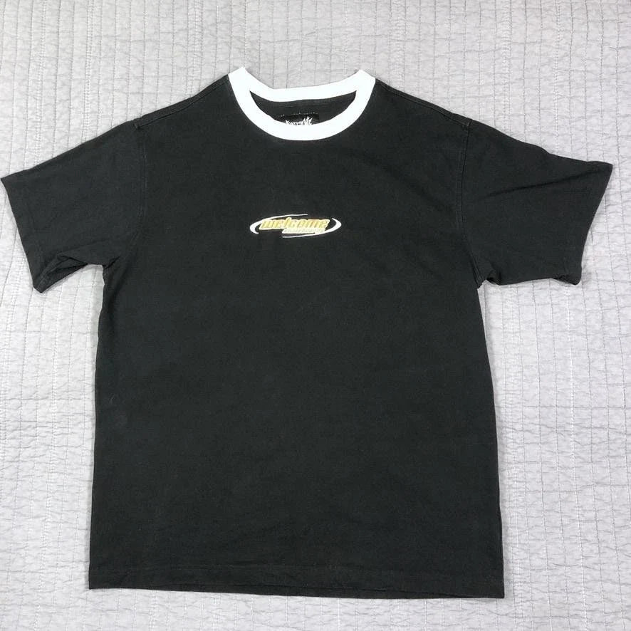 Welcome Skateboards Mens Large Black Ringer Logo - Adult & Kids T-Shirts, Sweatshirts & Hoodies apparel design preview 1