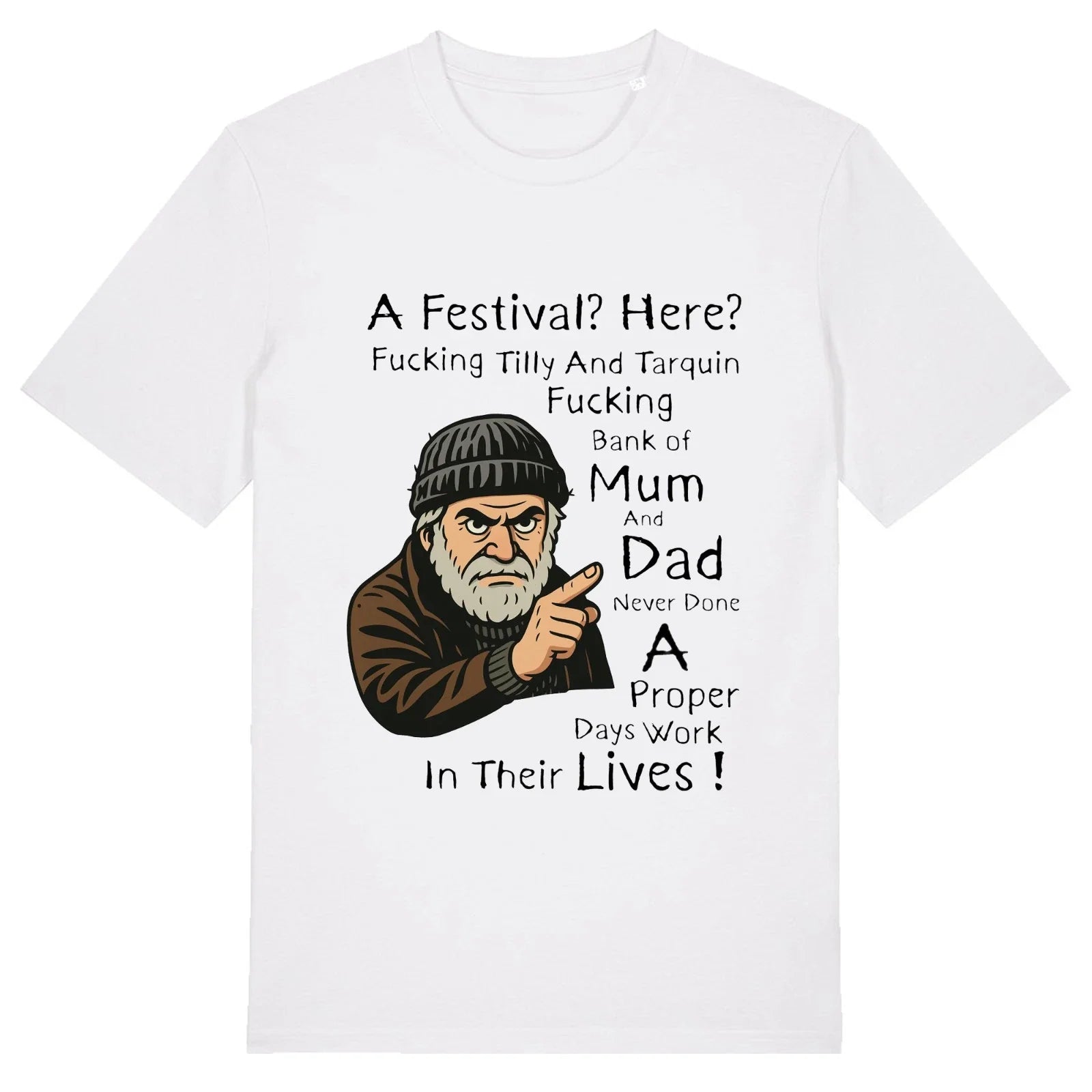 Bank of Mum Dad V3 -Farmer Jim Novelty Gift British - Adult & Kids T-Shirts, Sweatshirts & Hoodies apparel design preview 1