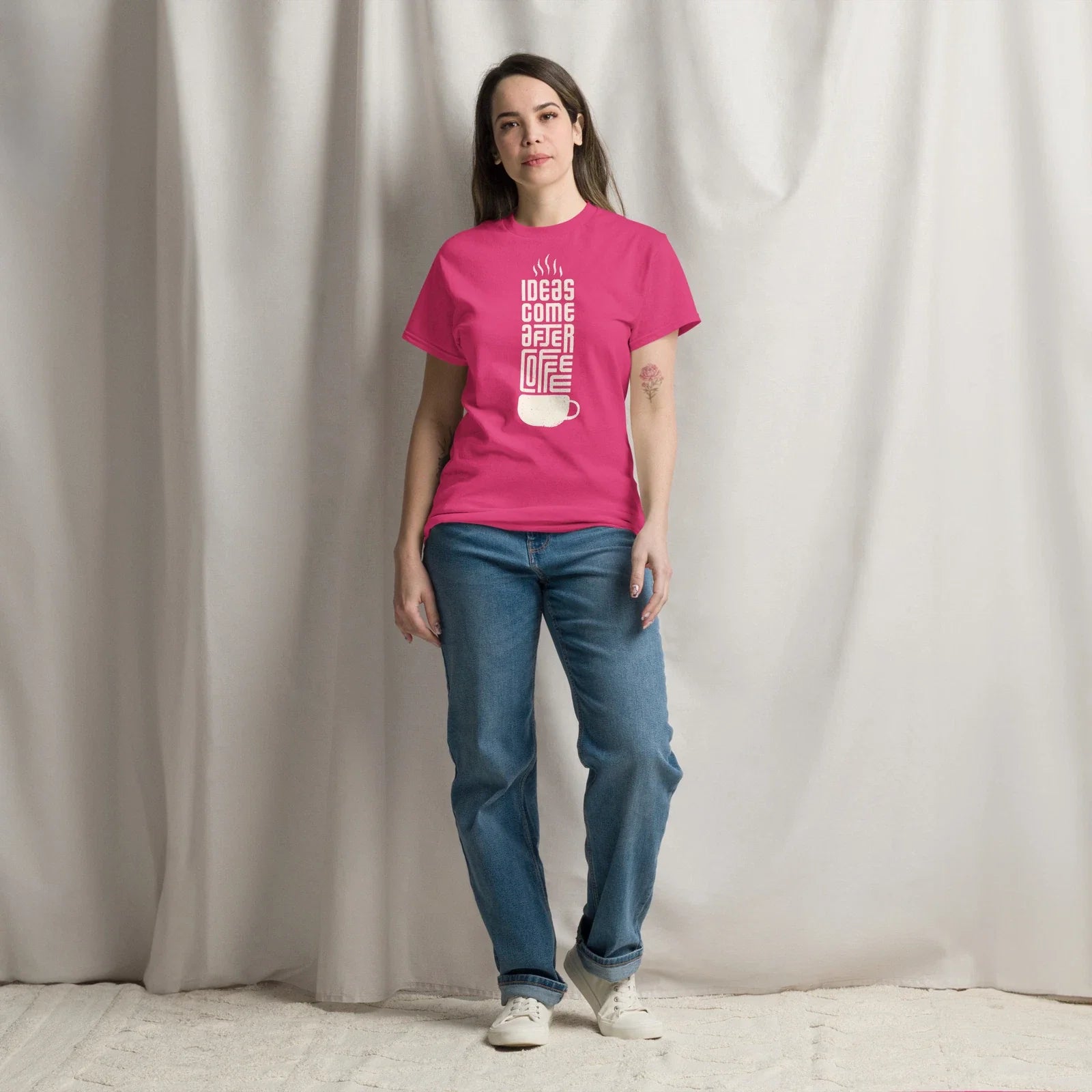 Ideas Come After Coffee Unisex - Adult & Kids T-Shirts, Sweatshirts & Hoodies apparel design preview 1