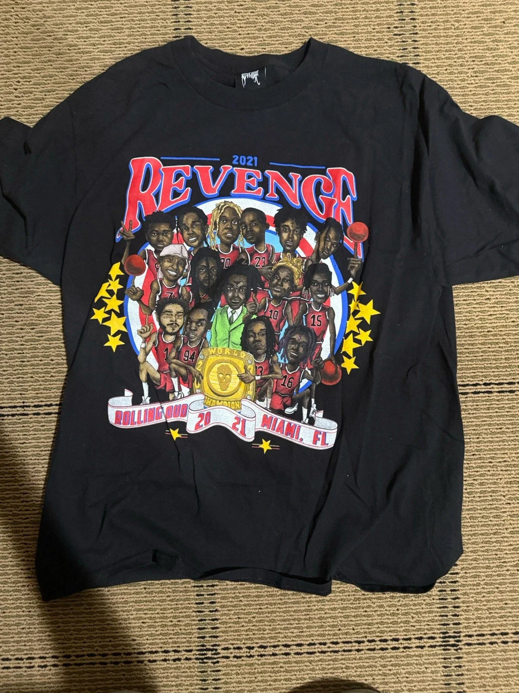 Rolling Loud 2021 Revenge Double Sided Cartoon Rap - Adult & Kids T-Shirts, Sweatshirts & Hoodies apparel design preview 1