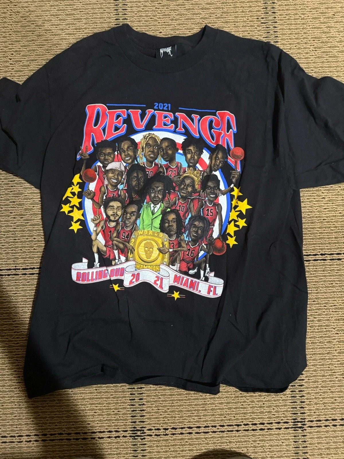 Rolling Loud 2021 Revenge Double Sided Cartoon Rap - Adult & Kids T-Shirts, Sweatshirts & Hoodies apparel design preview 1