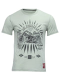Von Dutch Men's Light Green Vintage LA Motorcycle - Adult & Kids T-Shirts, Sweatshirts & Hoodies apparel design preview 1