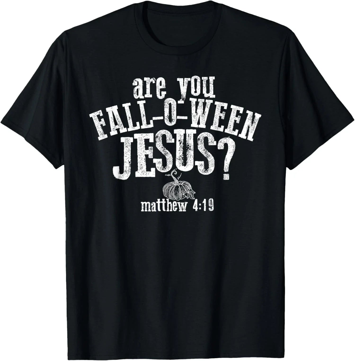 Fall O Ween Jesus Pumpkin Christian Outfit - Adult & Kids T-Shirts, Sweatshirts & Hoodies apparel design preview 1