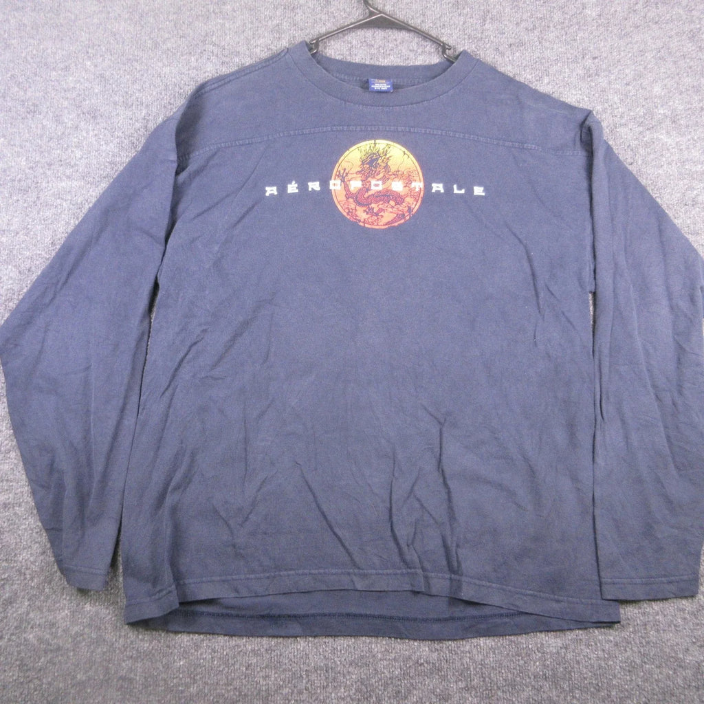 Y2K Aeropostale Mens XL Blue Dragon Graphic Logo - Adult & Kids T-Shirts, Sweatshirts & Hoodies apparel design preview 1