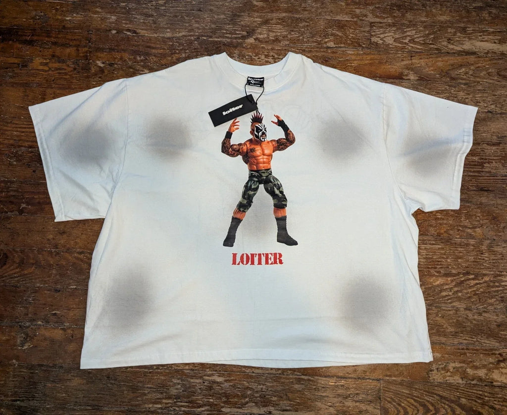 BNWT Loiter Action Figure 3xl White Camouflage Stud - Adult & Kids T-Shirts, Sweatshirts & Hoodies apparel design preview 1