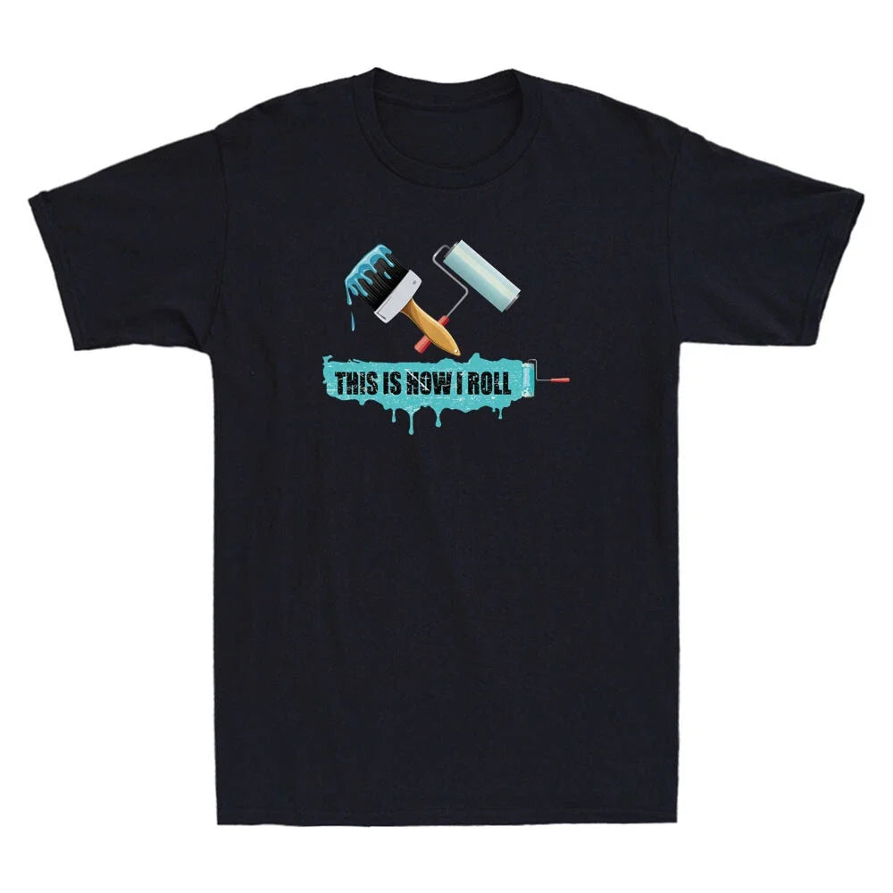 Paint Roller Brush This is How I Roll Funny Painter - Adult & Kids T-Shirts, Sweatshirts & Hoodies apparel design preview 1