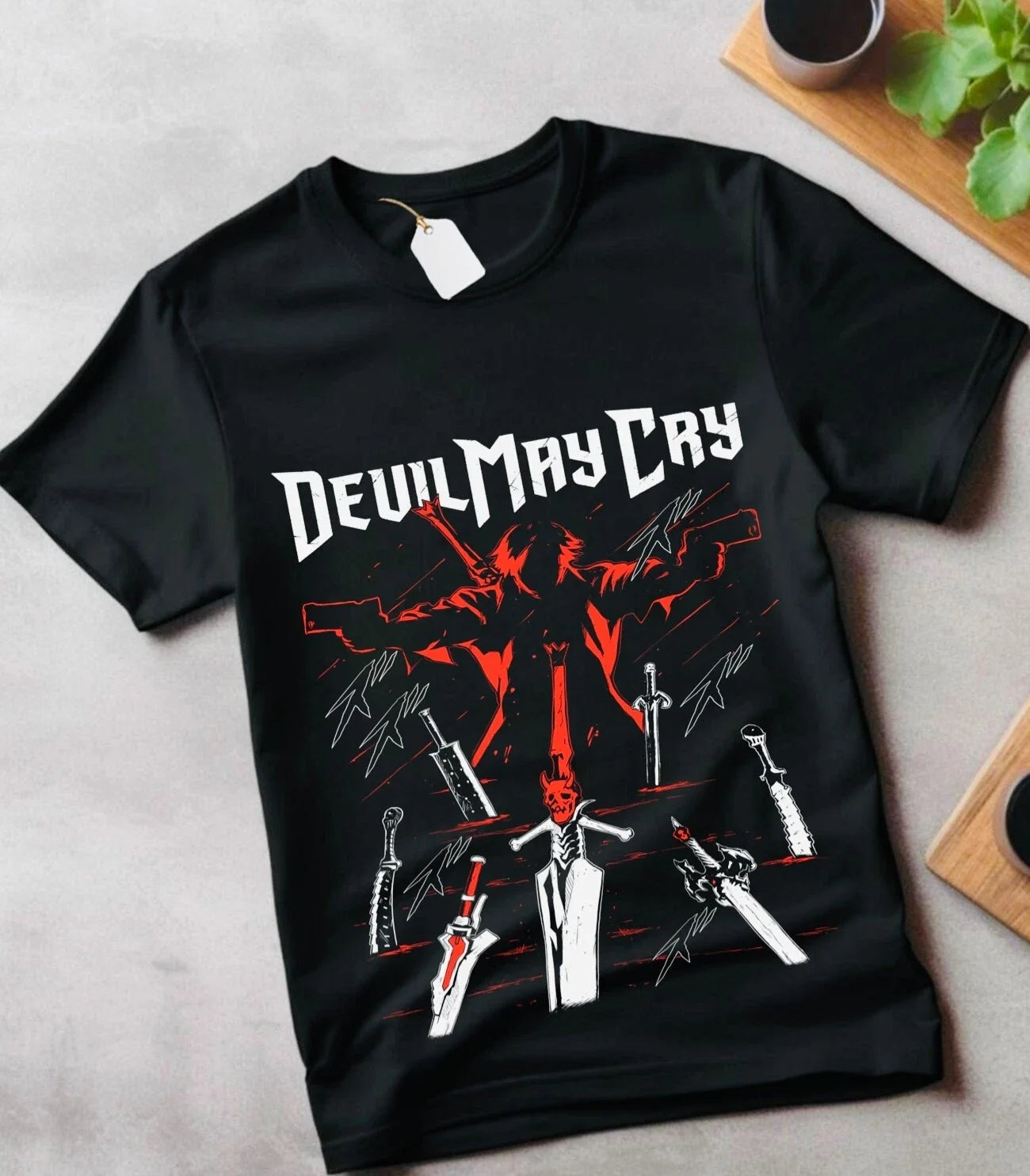 Devil May Cry Dante All Size gift for kids,cartoon - Adult & Kids T-Shirts, Sweatshirts & Hoodies apparel design preview 1