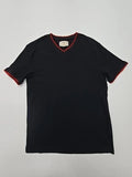 Lee Cooper Men's Black Ringer V-Neck Size S BNWT 100% - Adult & Kids T-Shirts, Sweatshirts & Hoodies apparel design preview 1