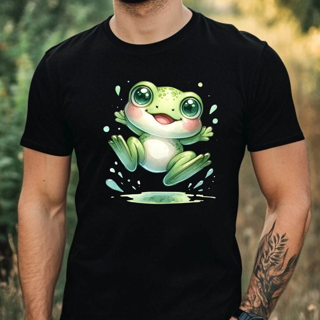 Mens Cute Funny Frog Motif Cotton Size XS to 5XL - Adult & Kids T-Shirts, Sweatshirts & Hoodies apparel design preview 1