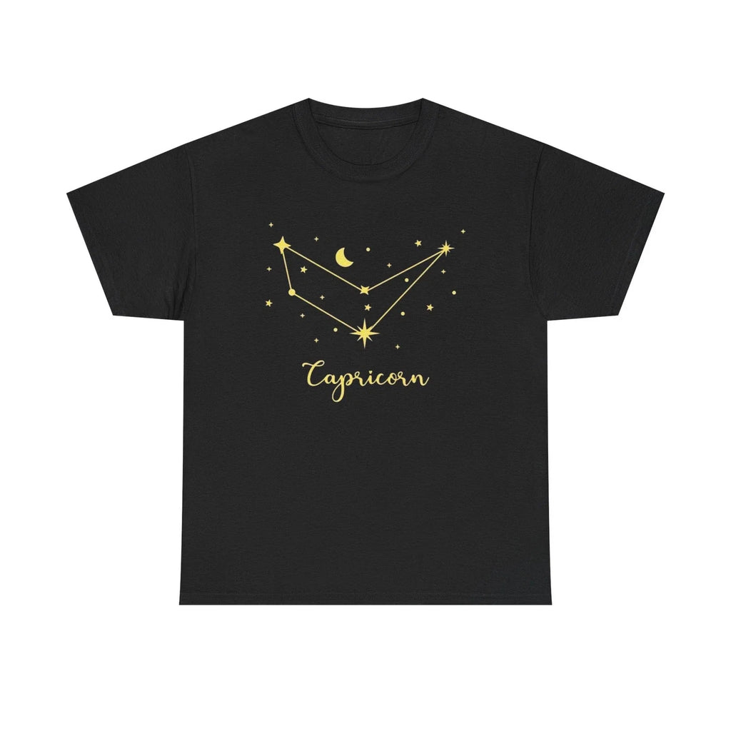 Capricorn Zodiac Constellation Unisex Heavy Cotton - Adult & Kids T-Shirts, Sweatshirts & Hoodies apparel design preview 1