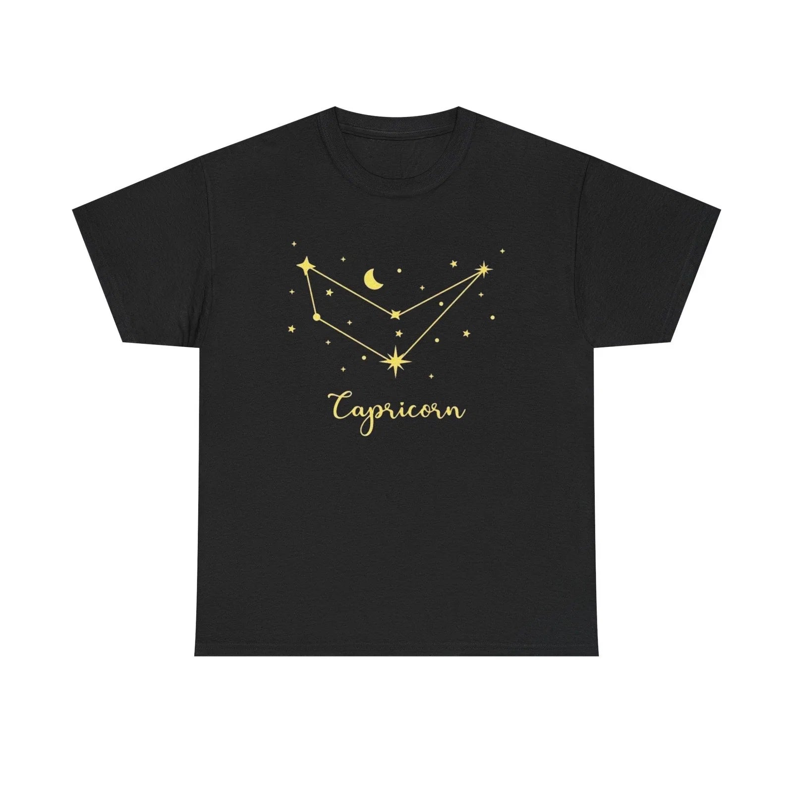 Capricorn Zodiac Constellation Unisex Heavy Cotton - Adult & Kids T-Shirts, Sweatshirts & Hoodies apparel design preview 1