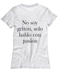 Funny Latin quote, I speak with passion Women's - Adult & Kids T-Shirts, Sweatshirts & Hoodies apparel design preview 1