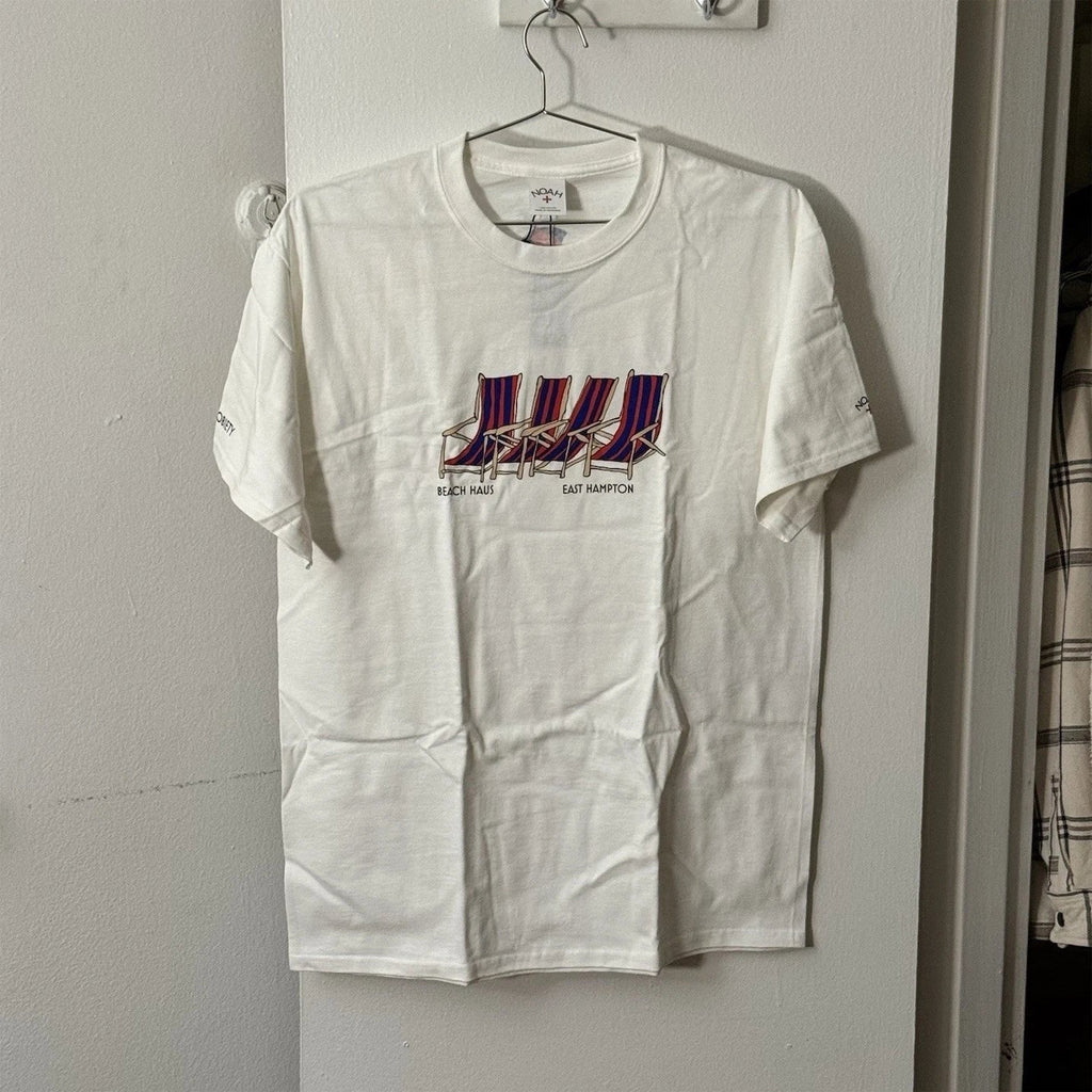 NOAH x Highsnobiety Beach Haus Chair White Graphic - Adult & Kids T-Shirts, Sweatshirts & Hoodies apparel design preview 1