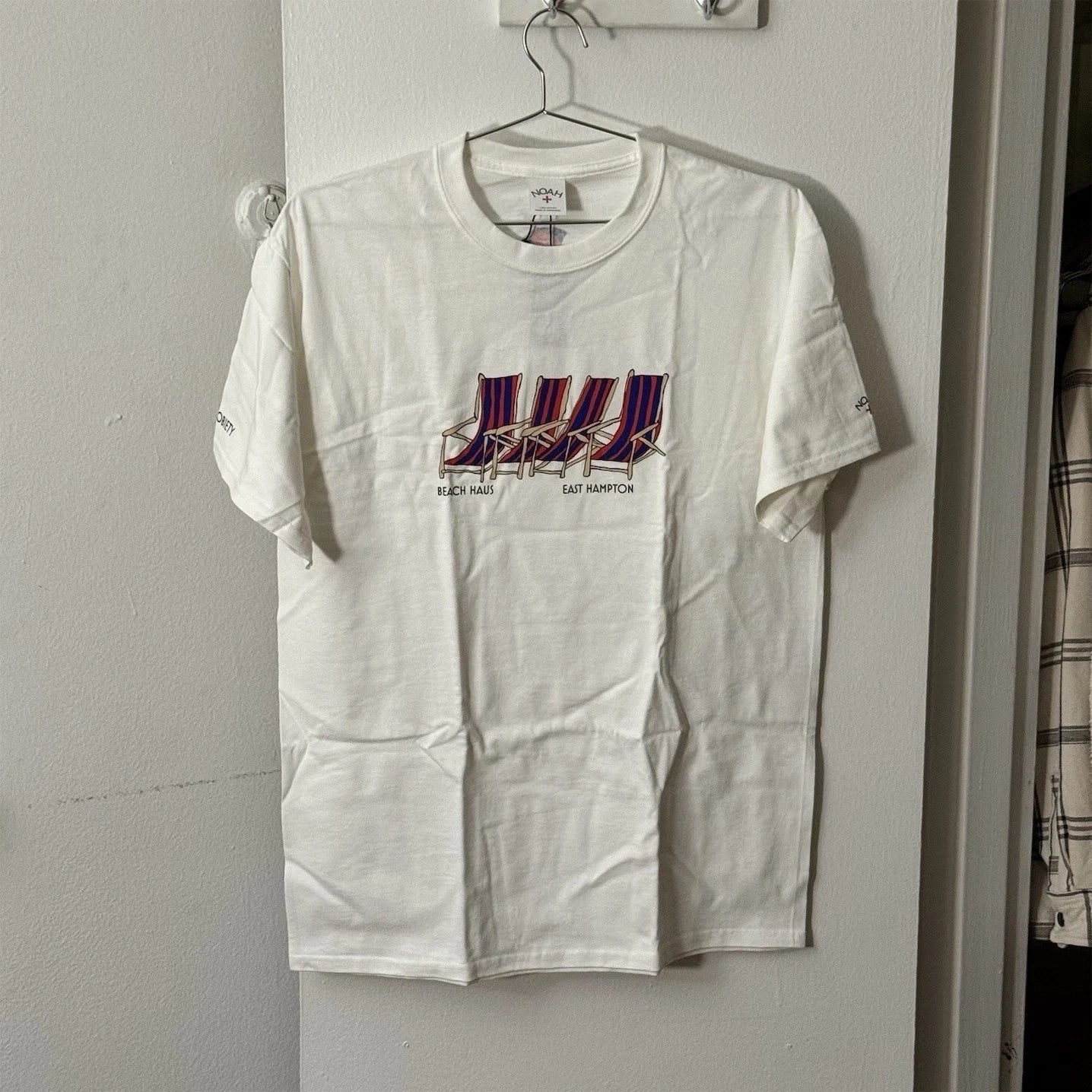 NOAH x Highsnobiety Beach Haus Chair White Graphic - Adult & Kids T-Shirts, Sweatshirts & Hoodies apparel design preview 1
