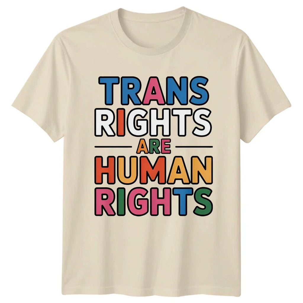 Trans Rights Are Human Transgender LGBTQ Pride For - Adult & Kids T-Shirts, Sweatshirts & Hoodies apparel design preview 1