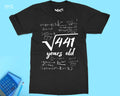 21 Years Old Square Root 441 21st Birthday Bday Gift - Adult & Kids T-Shirts, Sweatshirts & Hoodies apparel design preview 1