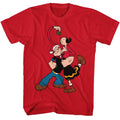 Popeye The Sailor Man With Olive Oyl Holding - Adult & Kids T-Shirts, Sweatshirts & Hoodies apparel design preview 1