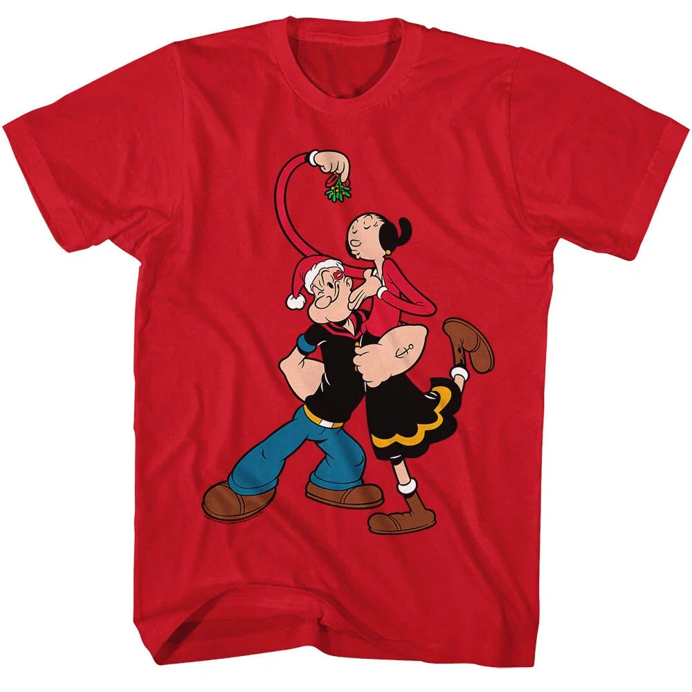 Popeye The Sailor Man With Olive Oyl Holding - Adult & Kids T-Shirts, Sweatshirts & Hoodies apparel design preview 1