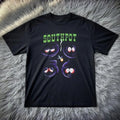 Southpot Smoking Purple Eyes Graphic Black Oversized - Adult & Kids T-Shirts, Sweatshirts & Hoodies apparel design preview 1