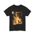 French Bulldog Howling to The Moon Meme 90s Animal - Adult & Kids T-Shirts, Sweatshirts & Hoodies apparel design preview 1