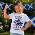 Personalised Scotland Football Girl Supporter Gift - Adult & Kids T-Shirts, Sweatshirts & Hoodies apparel design preview 1