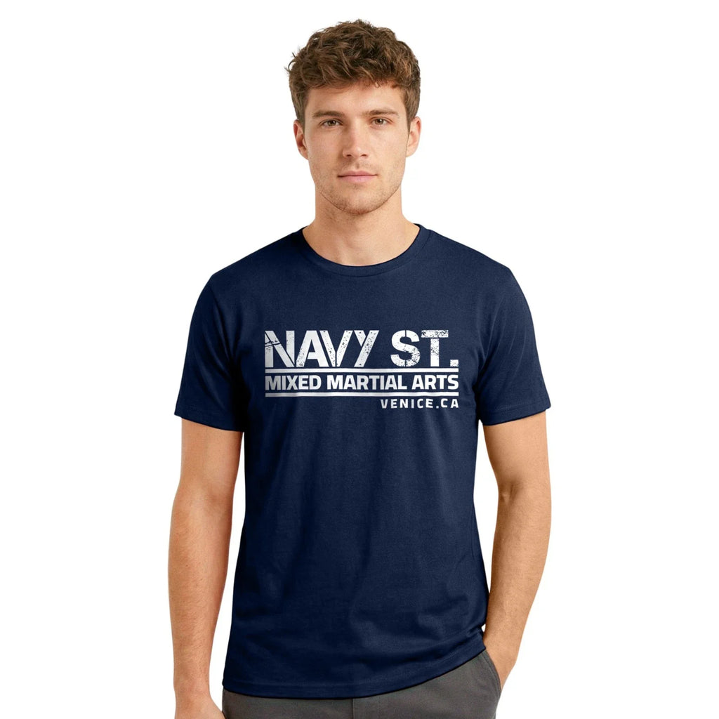 Navy St MMA Gym Training Casual Organic Cotton - Adult & Kids T-Shirts, Sweatshirts & Hoodies apparel design preview 1