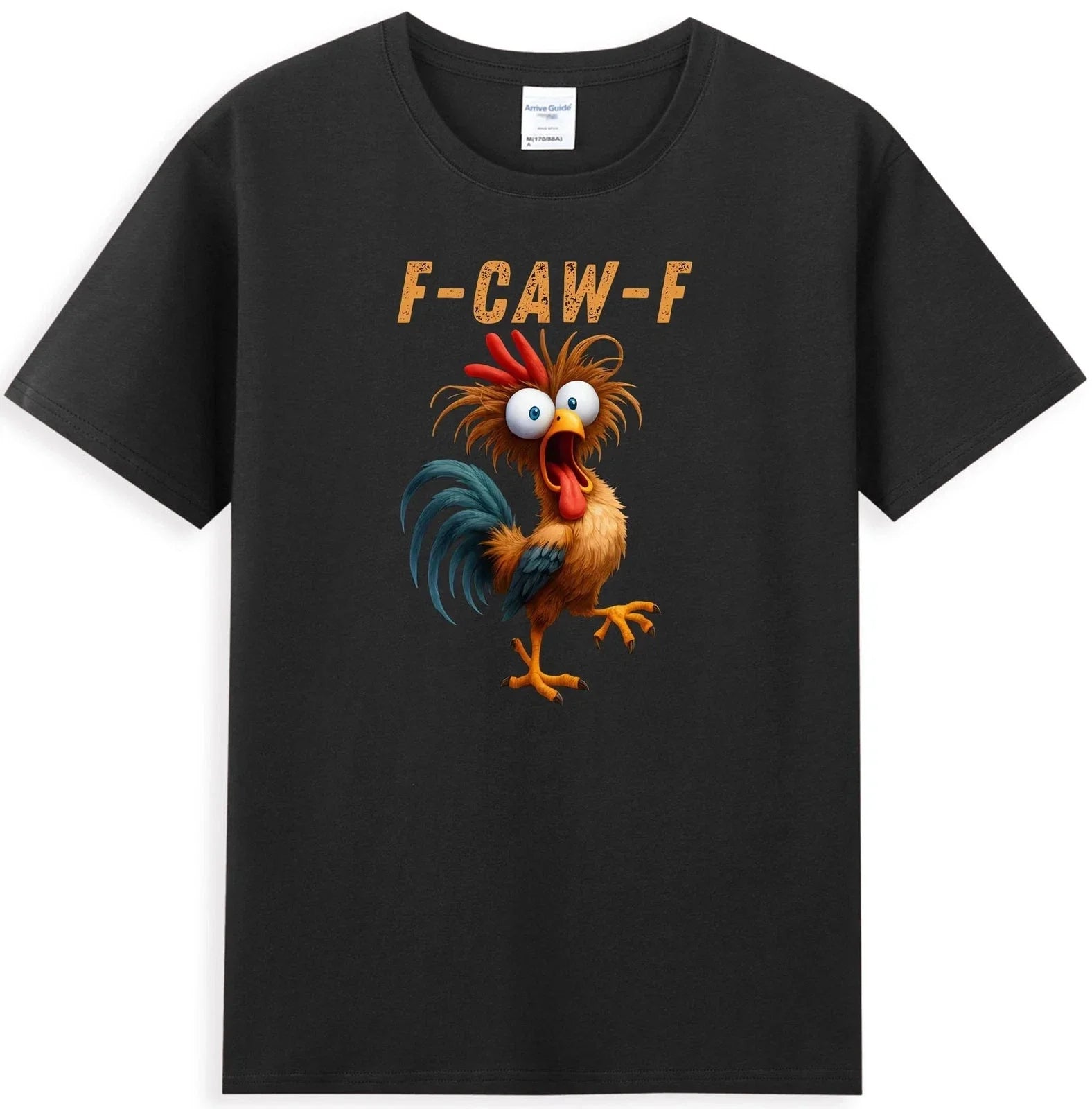 F-Caw-F Funny Rooster Chicken Meme Humor Quote Joke - Adult & Kids T-Shirts, Sweatshirts & Hoodies apparel design preview 1