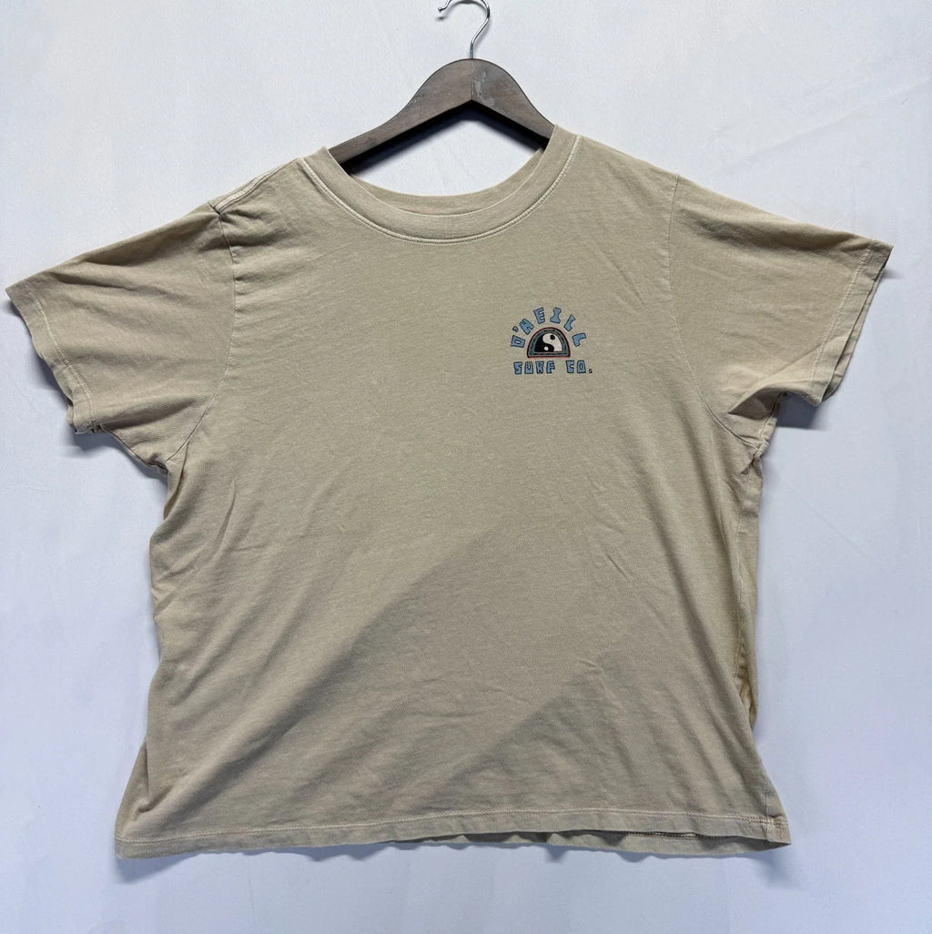 O'Neill Surf Co Mens Large Tan Graphic Print First - Adult & Kids T-Shirts, Sweatshirts & Hoodies apparel design preview 1