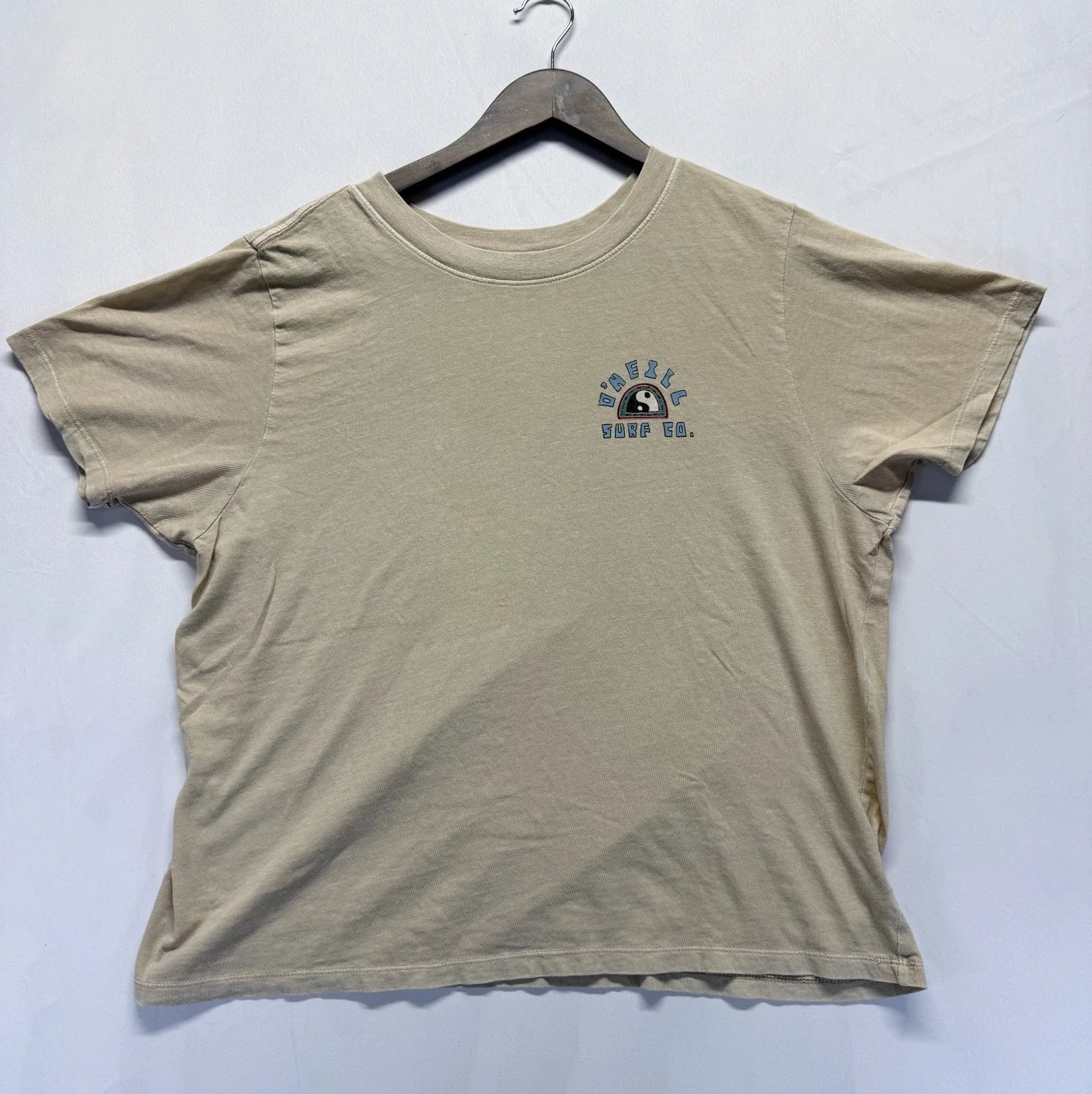 O'Neill Surf Co Mens Large Tan Graphic Print First - Adult & Kids T-Shirts, Sweatshirts & Hoodies apparel design preview 1