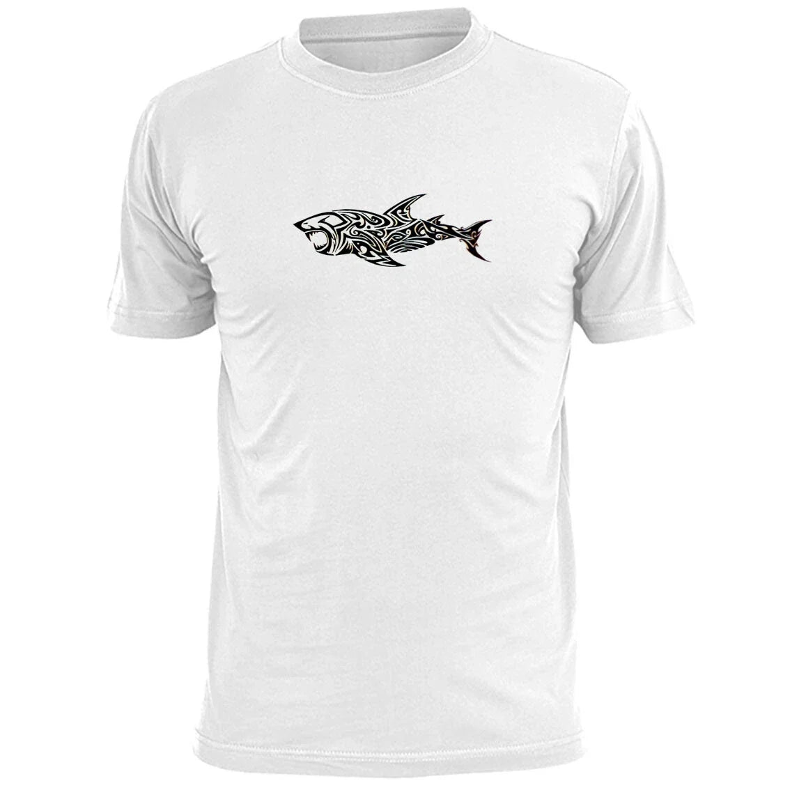 Mens Tribal Maori Shark (v2) Wildlife Sea Life Oceans - Adult & Kids T-Shirts, Sweatshirts & Hoodies apparel design preview 1