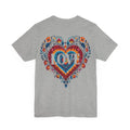"Boho Heart Love-Themed Bella+Canvas for Men Women, 5 - Adult & Kids T-Shirts, Sweatshirts & Hoodies apparel design preview 1