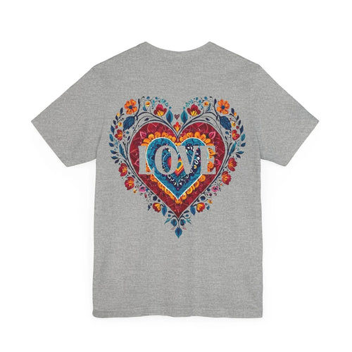 "Boho Heart Love-Themed Bella+Canvas for Men Women, 5 - Adult & Kids T-Shirts, Sweatshirts & Hoodies apparel design preview 1