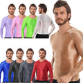 Mens Shiny Oil Sports Tops Yoga Compression Workout - Adult & Kids T-Shirts, Sweatshirts & Hoodies apparel design preview 1