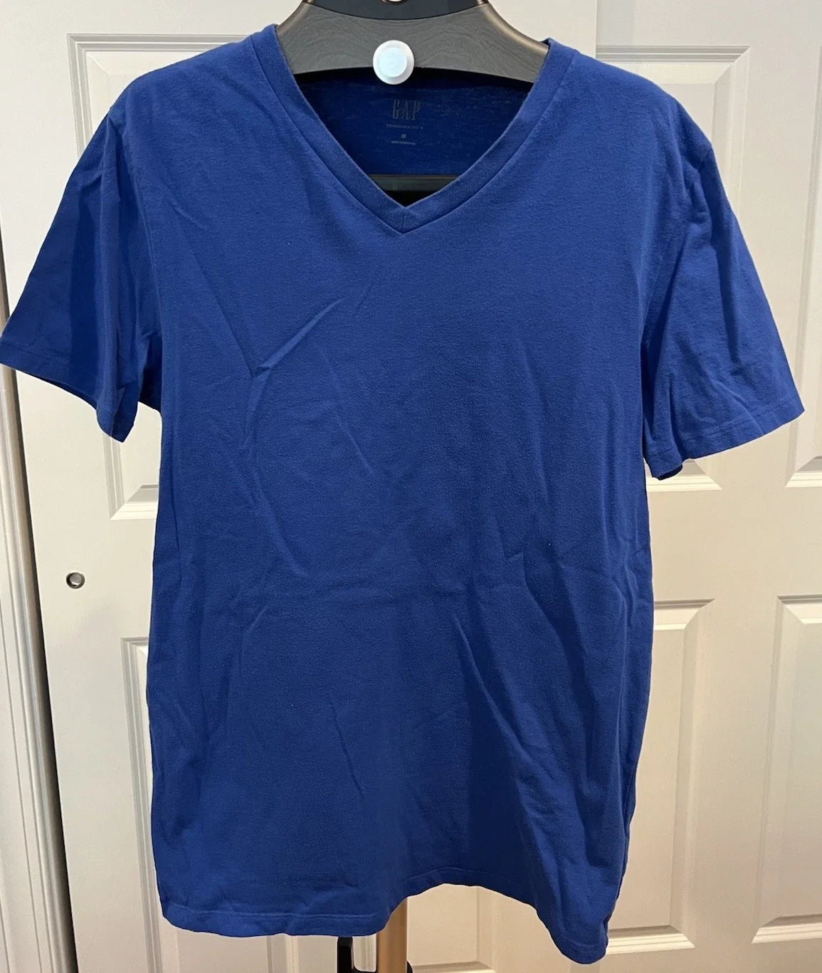 Gap Standard Fit V Neck Short Sleeve Cotton Royal - Adult & Kids T-Shirts, Sweatshirts & Hoodies apparel design preview 1
