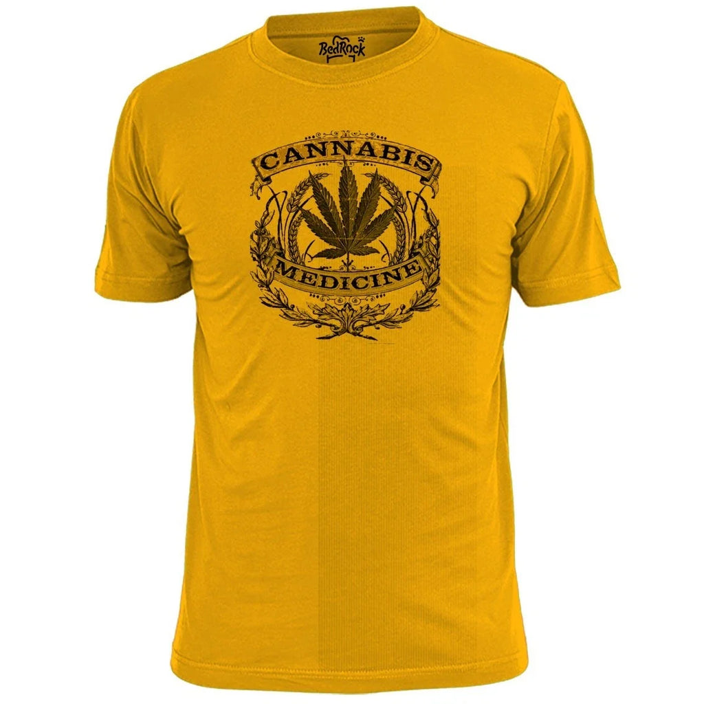 Mens Vintage Cannabis Medicine Weed Spliff Ganja - Adult & Kids T-Shirts, Sweatshirts & Hoodies apparel design preview 1