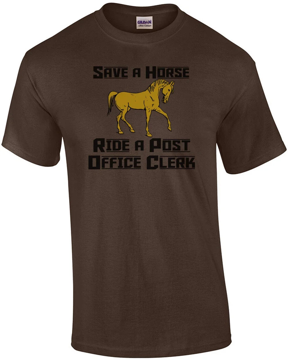 Save A Horse Ride Post Office Clerk - Adult & Kids T-Shirts, Sweatshirts & Hoodies apparel design preview 1