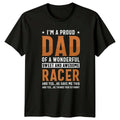 Im A Proud Dad Of Mens Motorcycle Racing Fathers Day - Adult & Kids T-Shirts, Sweatshirts & Hoodies apparel design preview 1