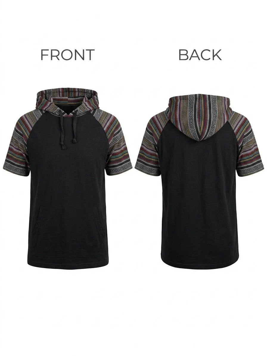 🧵Unixes Beautiful Giant Baja Black Serape Short - Adult & Kids T-Shirts, Sweatshirts & Hoodies apparel design preview 1