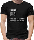 Funny Definition Cats Mens Cat Pet Internet Memes - Adult & Kids T-Shirts, Sweatshirts & Hoodies apparel design preview 1