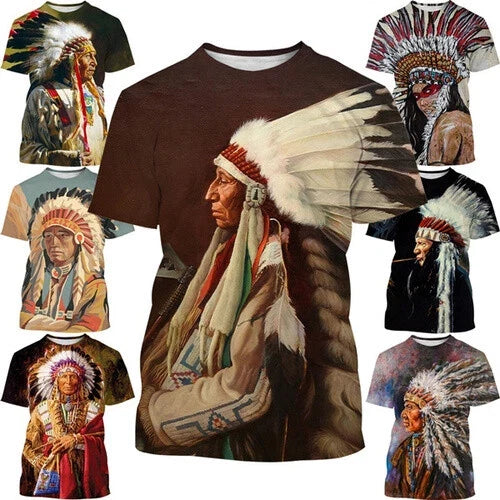 Native American Indian Tribal 3D womens/mens Short - Adult & Kids T-Shirts, Sweatshirts & Hoodies apparel design preview 1