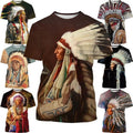 Native American Indian Tribal 3D womens/mens Short - Adult & Kids T-Shirts, Sweatshirts & Hoodies apparel design preview 1
