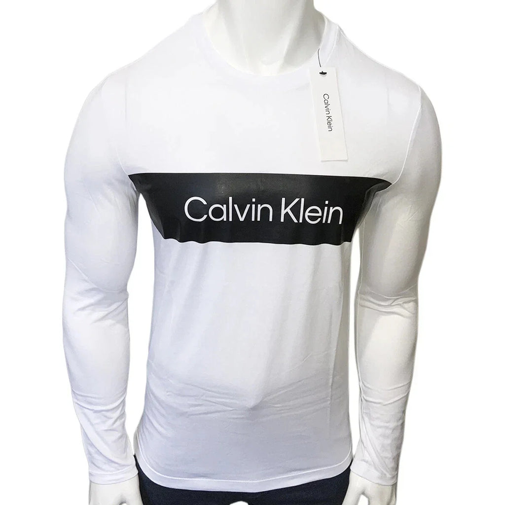 MSRP $59.99 NWT CALVIN KLEIN MEN'S WHITE CREW NECK - Adult & Kids T-Shirts, Sweatshirts & Hoodies apparel design preview 1