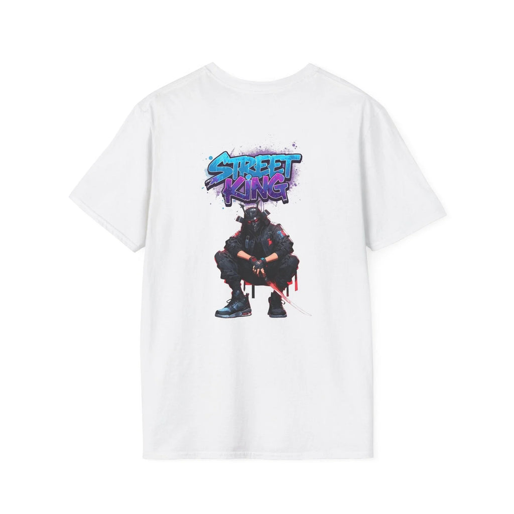 Anime Cyberpunk Samurai Street King Graffiti Design - Adult & Kids T-Shirts, Sweatshirts & Hoodies apparel design preview 1