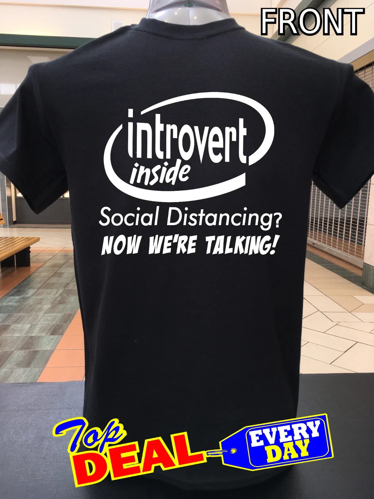 Social Distancing Corona Covid Quarantined Introvert - Adult & Kids T-Shirts, Sweatshirts & Hoodies apparel design preview 1